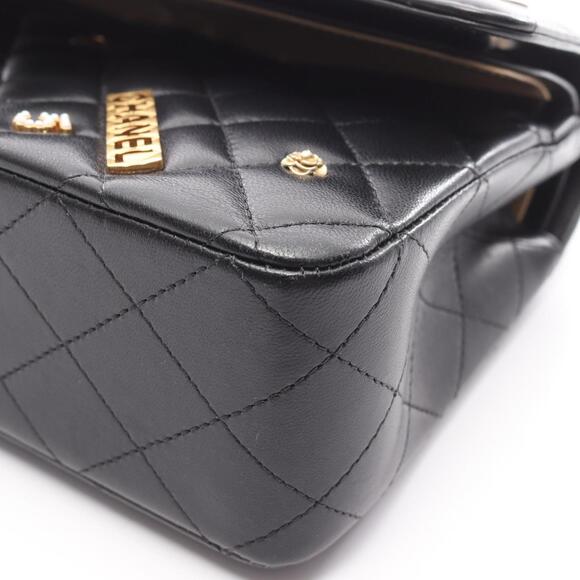 Chanel Matelassé Double Flap Shoulder Bag/Handbag, Lambskin Leather, Women's,... - Picture 11 of 12